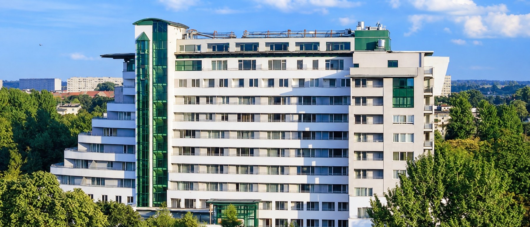 Budynek — widok z zewnątrz